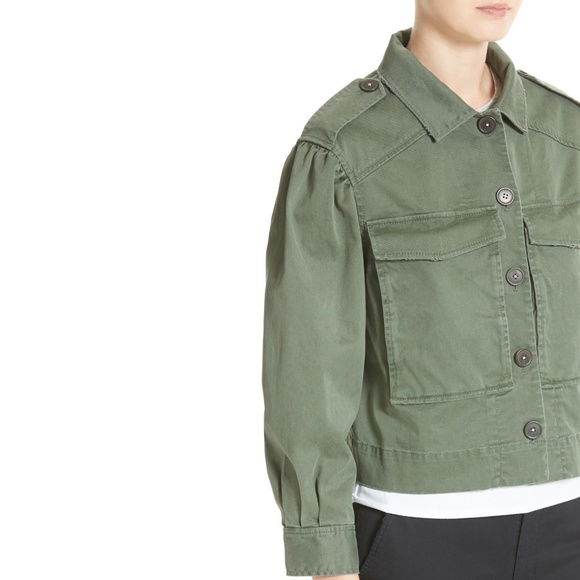 Rebecca Taylor La Vie Crop Utility Jacket - Picture 2 of 4